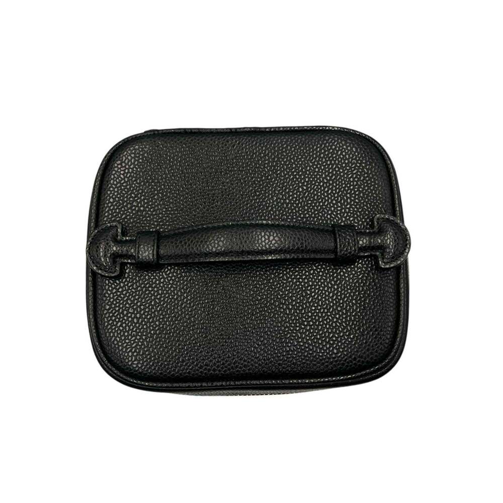 CHANEL Black Caviar Leather Logo Vanity Bag - Picture 4 of 10